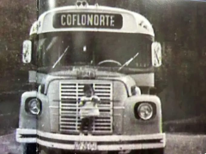 Bus histórico de Coflonorte conservado en el archivo de la empresa