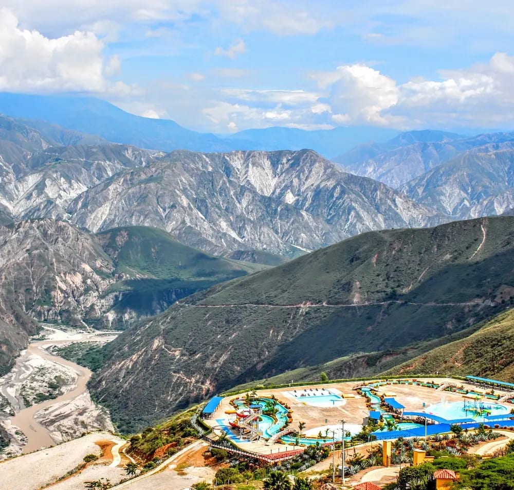Paisaje del cañón del Chicamocha, Santander